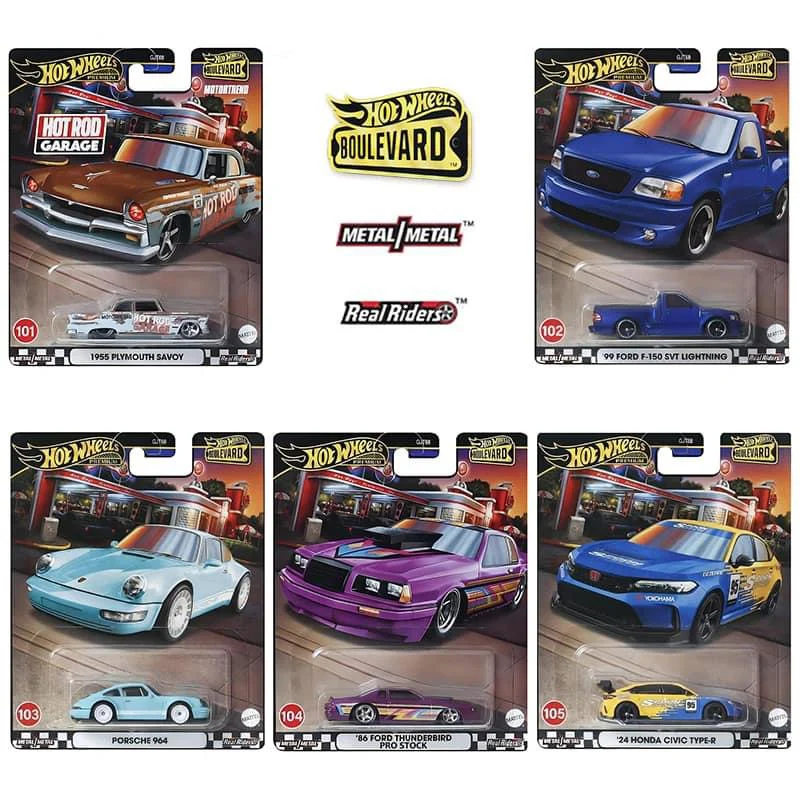Hot Wheels 2024 Boulevard #101, #102, #103, #104, #105 Mix 3 (GJT68) - Image 7