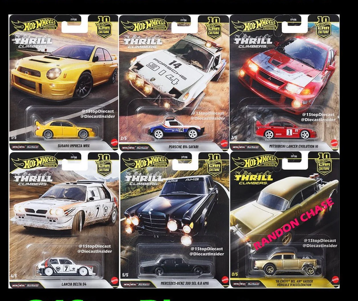 Hot Wheels Premium 2026 Car Culture Thrill Climbers (FPY86)