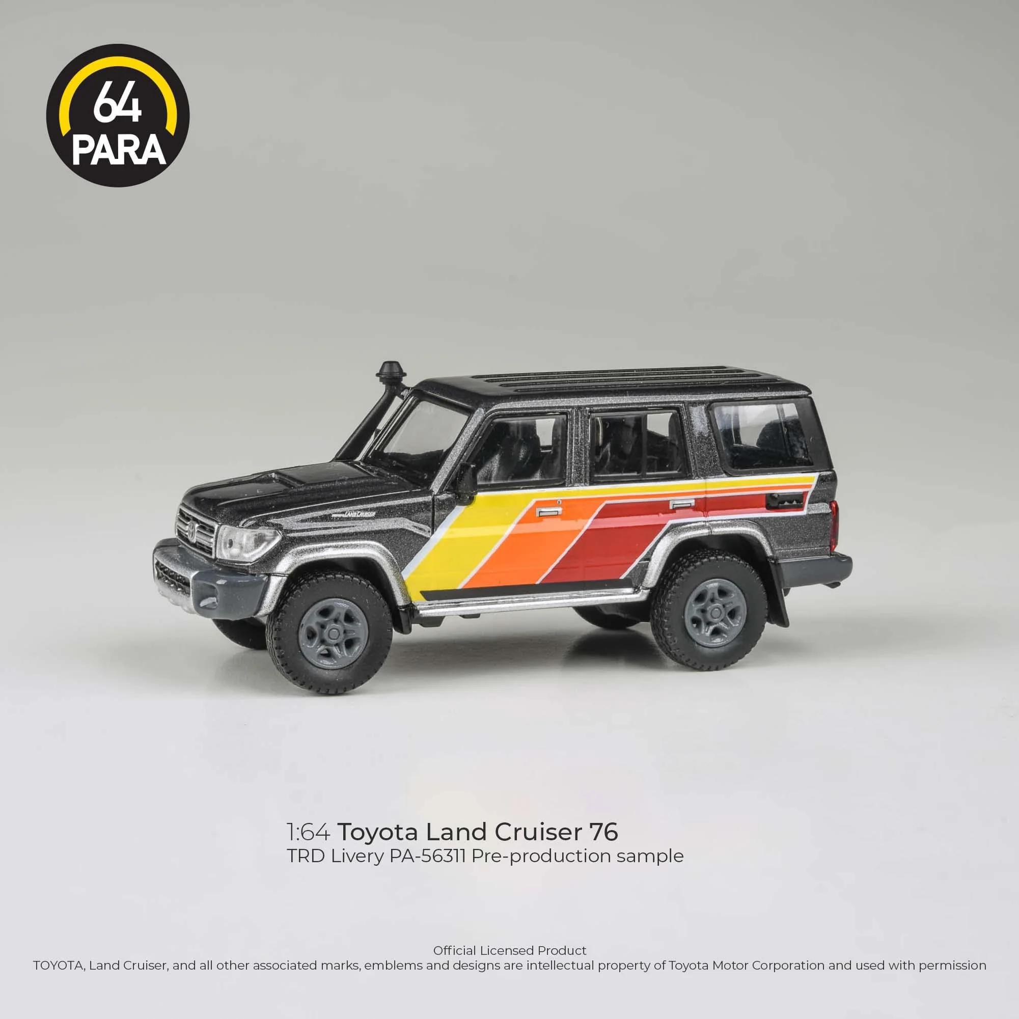 PARA64 Toyota Landcruiser LC76 Station Wagon Graphite + TRD Livery